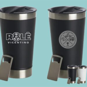 Copo Térmico 43ml Rolê Vicentino - cores